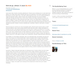 The RR blog